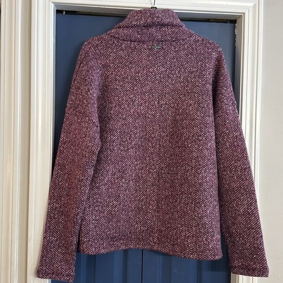 Columbia Chillin Fleece Purple Turtleneck Sweater Size L - Picture 6 of 6